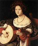 SOLARI, Andrea The Lute Player fg oil on canvas